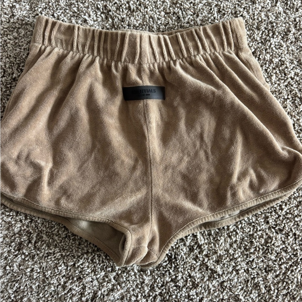 Essentials Women's Athletic Tan Shorts